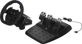 Руль Logitech G923 10кноп. (с педалями) черный - фото 2
