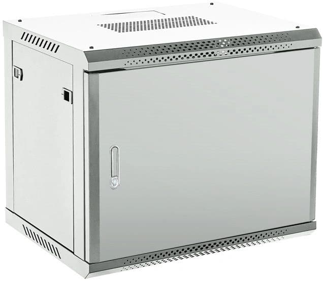 Шкаф коммутационный Rexant (04-1866-121) настенный 18U 600x600мм пер.дв.металл серый металл