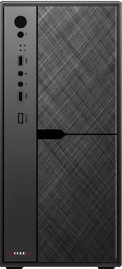 Корпус Accord ACC-1603 черный без БП mATX 1x80mm 2xUSB2.0 audio