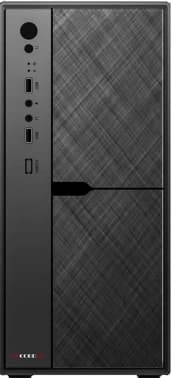 Корпус Accord ACC-1603 черный без БП mATX 1x80mm 2xUSB2.0 audio - фото 2
