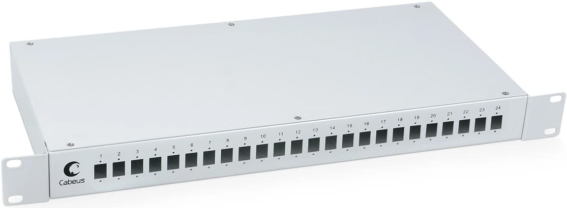 Кросс CabeusFO-19-24SC 1U 24xSC/LC дупл.