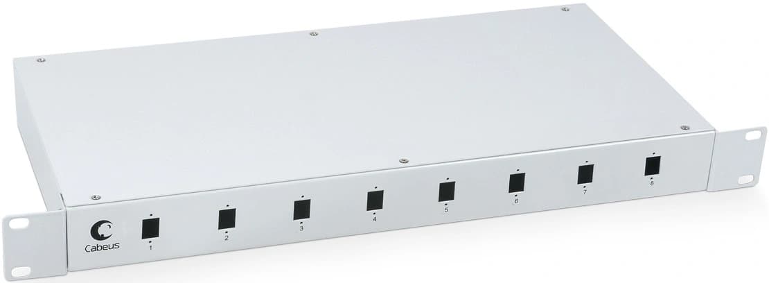 Кросс CabeusFO-19-8SC 1U 8xSC/LC дупл.