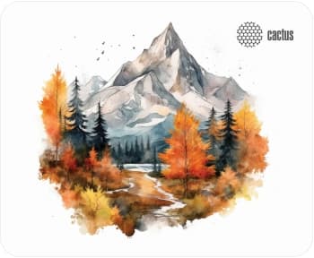 Коврик для мыши Cactus Autumn mountains 220x180x2мм (CS-MPC-P10XS) - фото 2