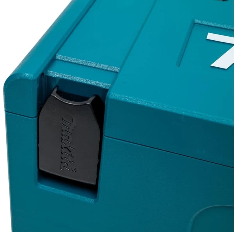 Ящик для инструментов Makita Makpac тип 3 24.47л 1отд. бирюзовый/черный (821551-8) - фото 4