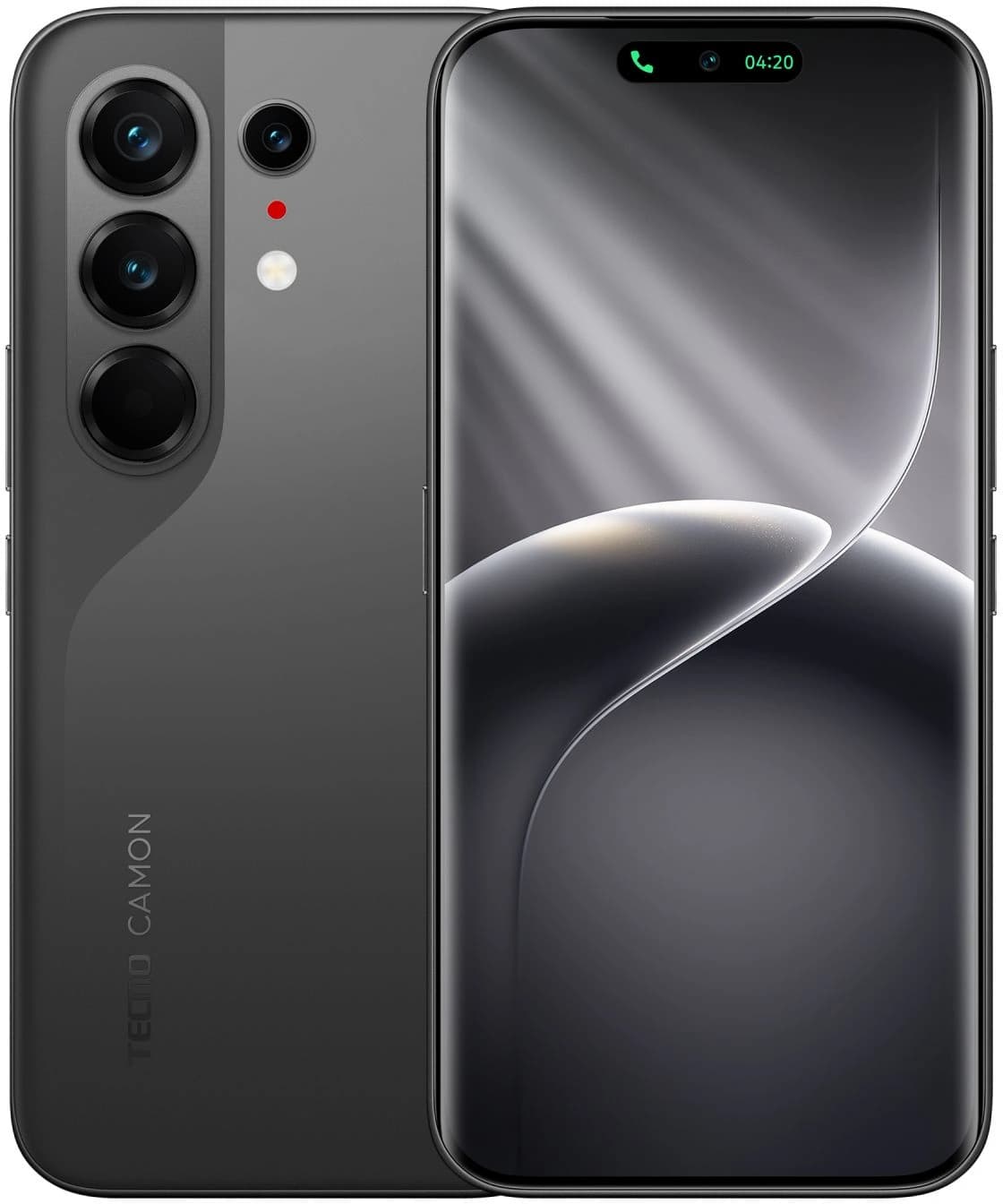 Смартфон Tecno Camon 50 Ultra 5G 256Gb 12Gb черный моноблок 3G 4G 2Sim 6.78" 1208x2644 Android 16 50Mpix 802.11 a/b/g/n/ac/ax NFC GPS GSM900/1800 GSM1900 Protect FM