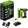 Степлер аккумуляторный Greenworks G24CS10 скобы тип 53: 6-14мм гвозди тип 47: 14мм - фото 3