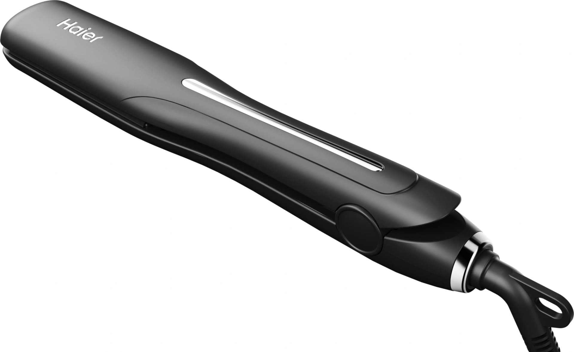 Выпрямитель Haier HHS-618 53Вт черный макс.темп.:220С покрытие:титановое (FZ000TD00RU) - фото 4