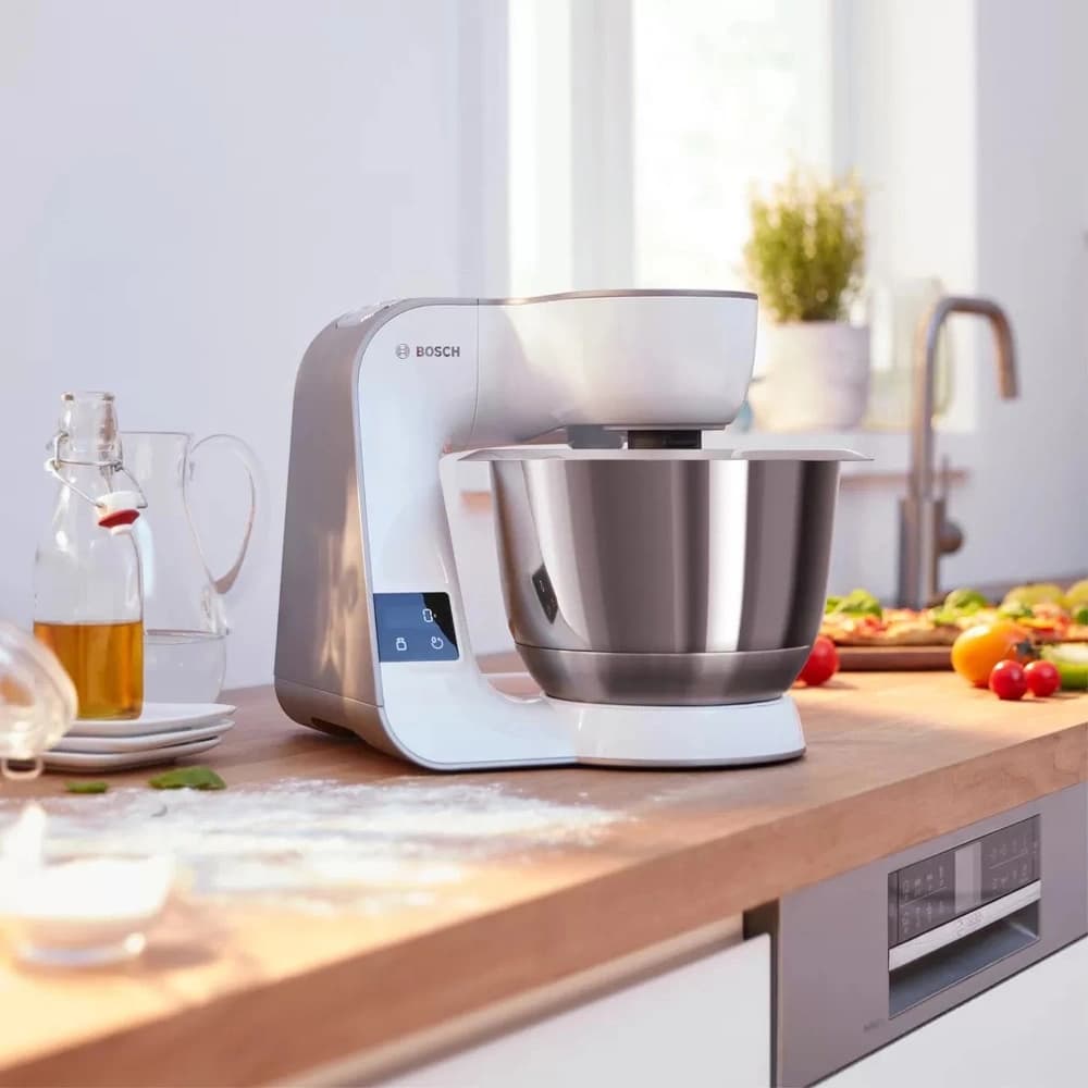Кухонная машина Bosch Mum5 MUM5XW10 планетар.вращ. 1000Вт белый/бежевый - фото 4
