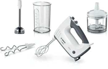Миксер ручной Bosch MFQ37480 750Вт белый/серый - фото 2