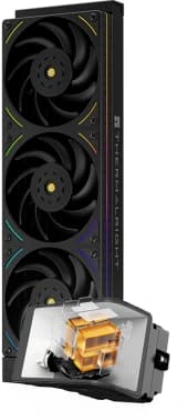 Система водяного охлаждения Thermalright Wonder Vision 360 UB ARGB Soc-AM5/AM4/1200/1700/1851 черный 4-pin 27dB Al LCD Ret (W-VISION-UB-360-BL-ARGB) - фото 5