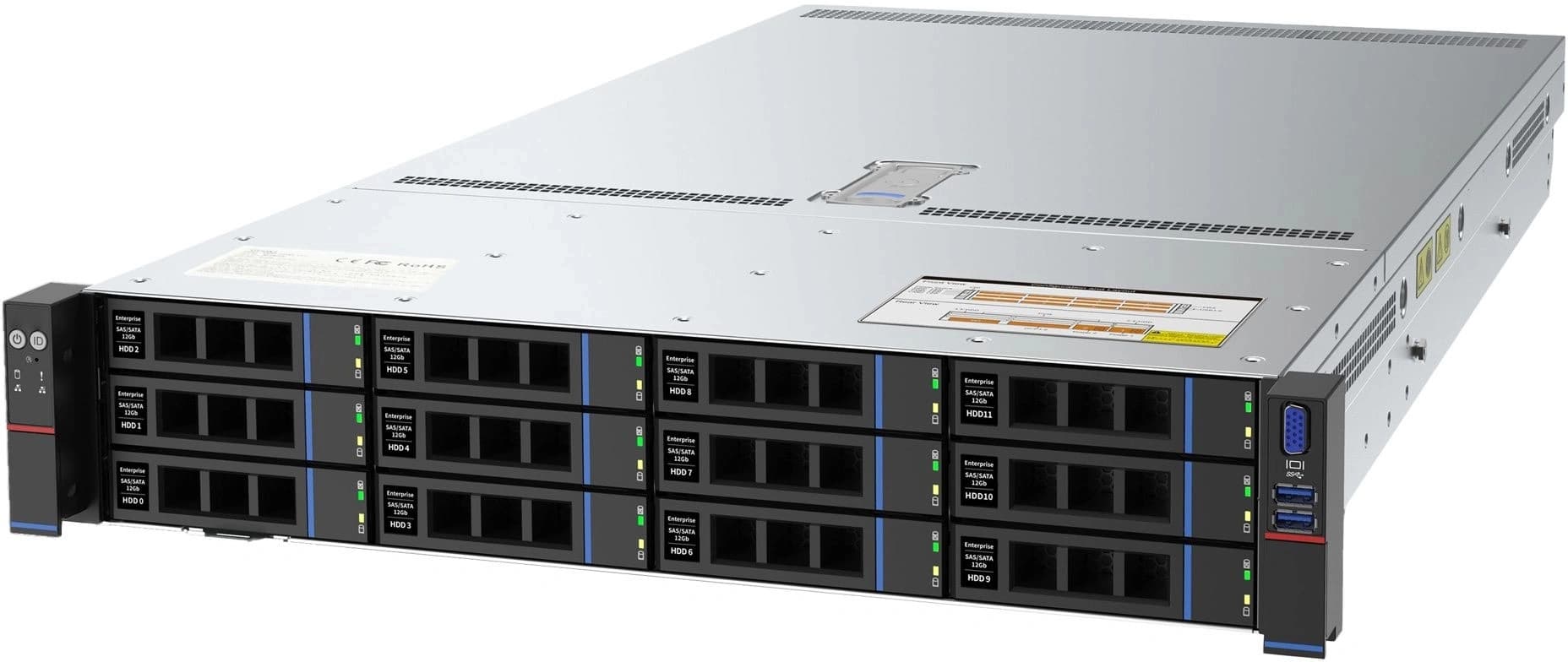 Сервер IRU Rock G2212P 2x6330 4x32Gb 9361-8I AST2500 2xGigEth 2x1600W w/o OS (2178392) - фото 4
