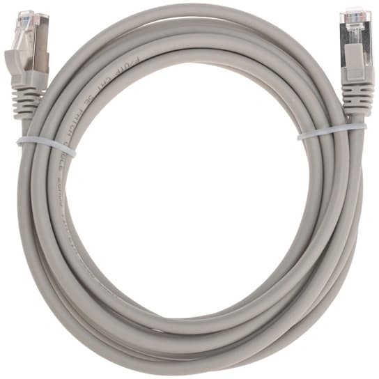 Патч-корд Rexant 02-0110-3 F/UTP RJ-45 вил.-вилка RJ-45 кат.5E 3м серый LSZH - фото 4