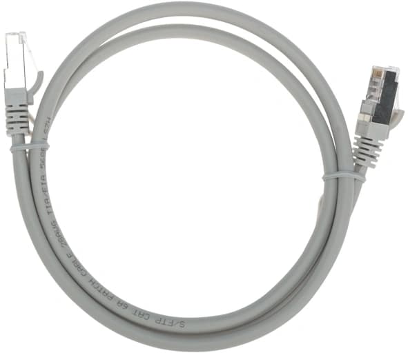 Патч-корд Rexant 02-0390-1 S/FTP RJ-45 вил.-вилка RJ-45 кат.6A 1м серый LSZH - фото 4