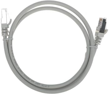 Патч-корд Rexant 02-0390-1 S/FTP RJ-45 вил.-вилка RJ-45 кат.6A 1м серый LSZH - фото 5