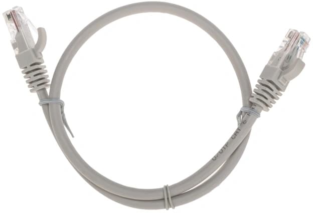 Патч-корд Rexant 02-0290-05 U/UTP RJ-45 вил.-вилка RJ-45 кат.6 0.5м серый LSZH - фото 4