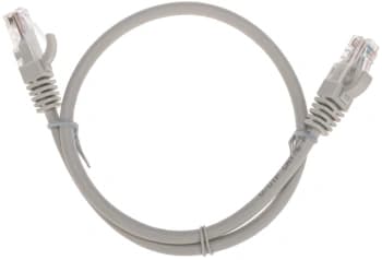 Патч-корд Rexant 02-0290-05 U/UTP RJ-45 вил.-вилка RJ-45 кат.6 0.5м серый LSZH - фото 5