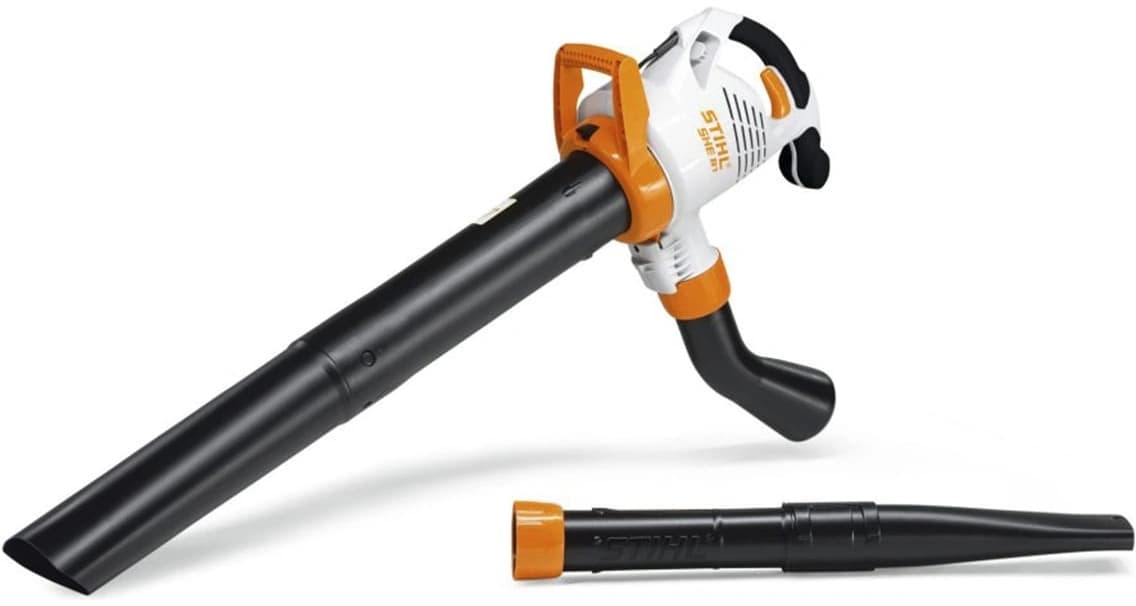 Воздуходувка-пылесос Stihl SHE 81 1400Вт пит.:от сети оранжевый/белый - фото 4