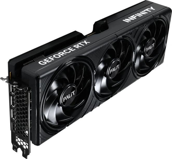 Видеокарта Palit PCI-E 5.0 PA-RTX5080 INFINITY 3 OC NVIDIA GeForce RTX 5080 16Gb 256bit GDDR7 2295/30000 HDMIx1 DPx3 HDCP Ret - фото 4