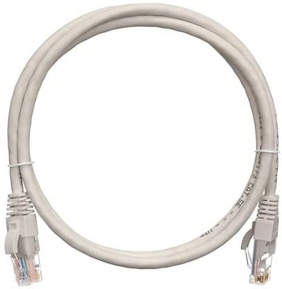 Патч-корд Nikomax NMC-PC4UD55B-020-C-GY U/UTP RJ-45 вил.-вилка RJ-45 кат.5E 2м серый LSZH - фото 1