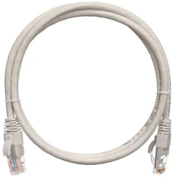 Патч-корд Nikomax NMC-PC4UD55B-020-C-GY U/UTP RJ-45 вил.-вилка RJ-45 кат.5E 2м серый LSZH - фото 2