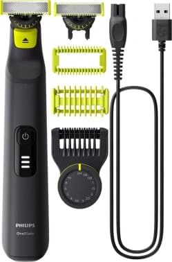 Триммер Philips OneBlade Pro QP6542/15 черный (насадок в компл:3шт) - фото 2
