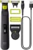 Триммер Philips OneBlade Pro QP6542/15 черный (насадок в компл:3шт) - фото 3