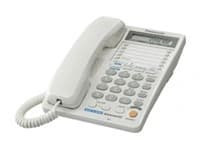 Телефон проводной Panasonic KX-TS2368RUW белый - фото 2