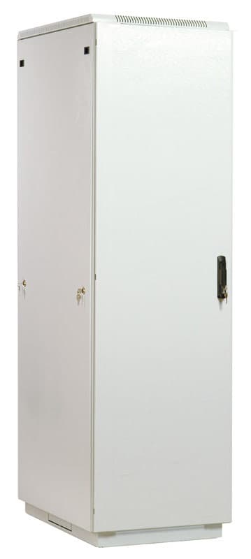 Шкаф серверный ЦМО (ШТК-М-42.6.10-3ААА) напольный 42U 600x1000мм пер.дв.металл задн.дв.стал.лист 2 бок.пан. направл.под закл.гайки 1010кг серый 855мм 115.3кг 180град. 2030мм - фото 1
