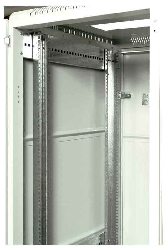 Шкаф серверный ЦМО (ШТК-М-42.6.10-3ААА) напольный 42U 600x1000мм пер.дв.металл задн.дв.стал.лист 2 бок.пан. направл.под закл.гайки 1010кг серый 855мм 115.3кг 180град. 2030мм - фото 3
