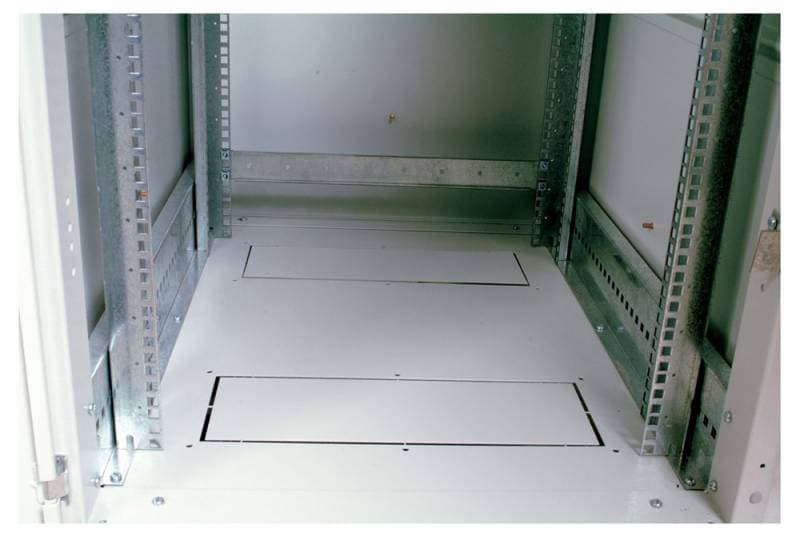 Шкаф серверный ЦМО (ШТК-М-42.6.10-3ААА) напольный 42U 600x1000мм пер.дв.металл задн.дв.стал.лист 2 бок.пан. направл.под закл.гайки 1010кг серый 855мм 115.3кг 180град. 2030мм - фото 2