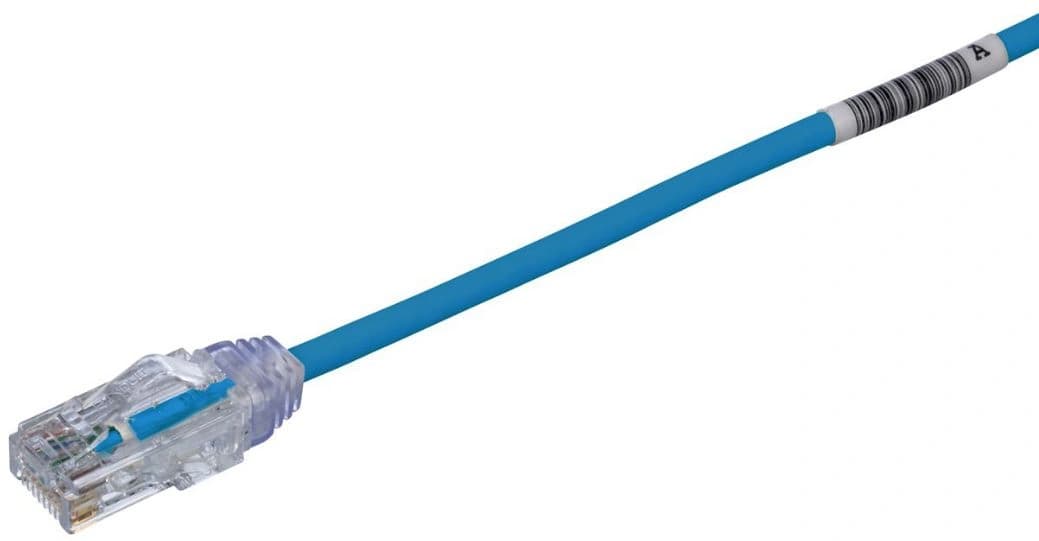Патч-корд Panduit UTPSPL8MBUY UTP RJ-45 вил.-вилка RJ-45 кат.6 8м синий LSZH (уп.:1шт) - фото 1