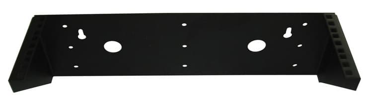 Кронштейн телекоммуникационный ЦМО КНО-В-2U-9005 настен. 2U 19" 96мм нагр.:30кг черный (упак.:1шт) - фото 4