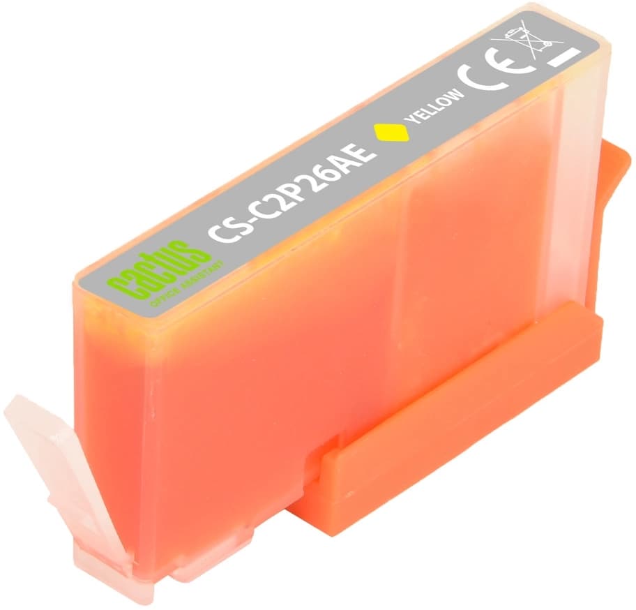 Картридж струйный Cactus CS-C2P26AE №935XL желтый (14.6мл) для HP OJ Pro 6230/6830 с чипом - фото 4