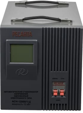 Стабилизатор напряжения Ресанта АСН-12000/1-Ц однофазный серый (63/6/10) - фото 5