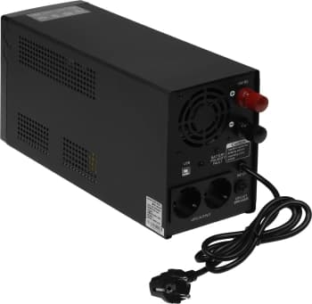 Источник бесперебойного питания Powercom Infinity INF-800 480Вт 800ВА черный без батареи - фото 5