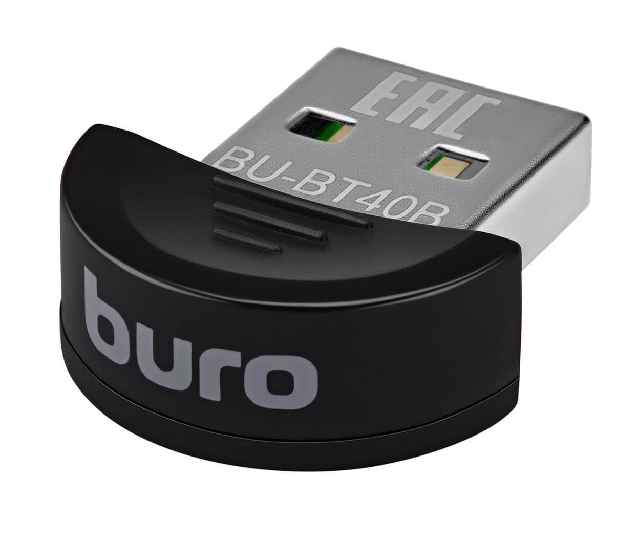 Адаптер USB Buro BU-BT40B BT4.0+EDR class 1.5 20м черный - фото 1