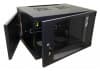 Шкаф коммутационный Lanmaster Next (TWT-CBWNG-15U-6X6-BK) настенный 15U 550x600мм пер.дв.стекл 60кг черный 22кг 823мм - фото 3