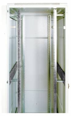 Шкаф серверный ЦМО (ШТК-М-42.8.10-3ААА) напольный 42U 800x1000мм пер.дв.металл задн.дв.стал.лист 2 бок.пан. 500кг серый 655мм 103.5кг 180град. 2030мм - фото 5