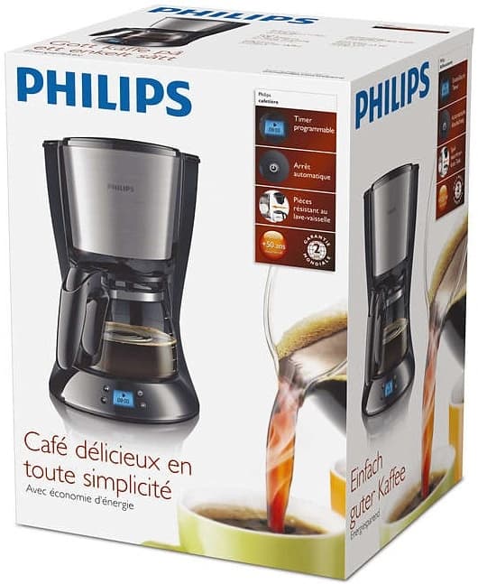 Кофеварка капельная Philips HD7459/20 1000Вт черный - фото 4