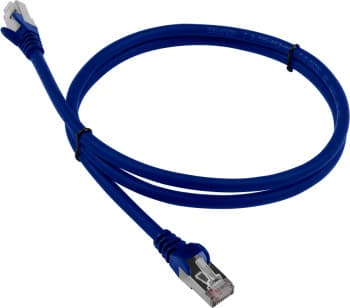 Патч-корд Lanmaster LAN-PC45/S6-2.0-BL FTP RJ-45 вил.-вилка RJ-45 кат.6 2м синий LSZH - фото 2