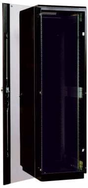 Шкаф серверный ЦМО (ШТК-М-42.8.10-1ААА-9005) напольный 42U 800x1000мм пер.дв.стекл задн.дв.спл.стал.лист 2 бок.пан. направл.под закл.гайки 550кг черный 855мм 134.6кг 180град. 2030мм IP20 сталь - фото 5
