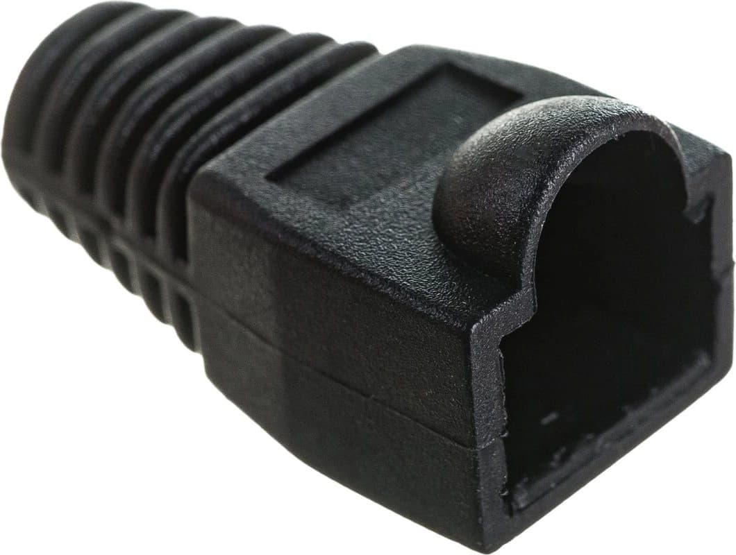 Колпачок Lanmaster (TWT-BO-6.0-BK/100) черный (упак.:100шт)