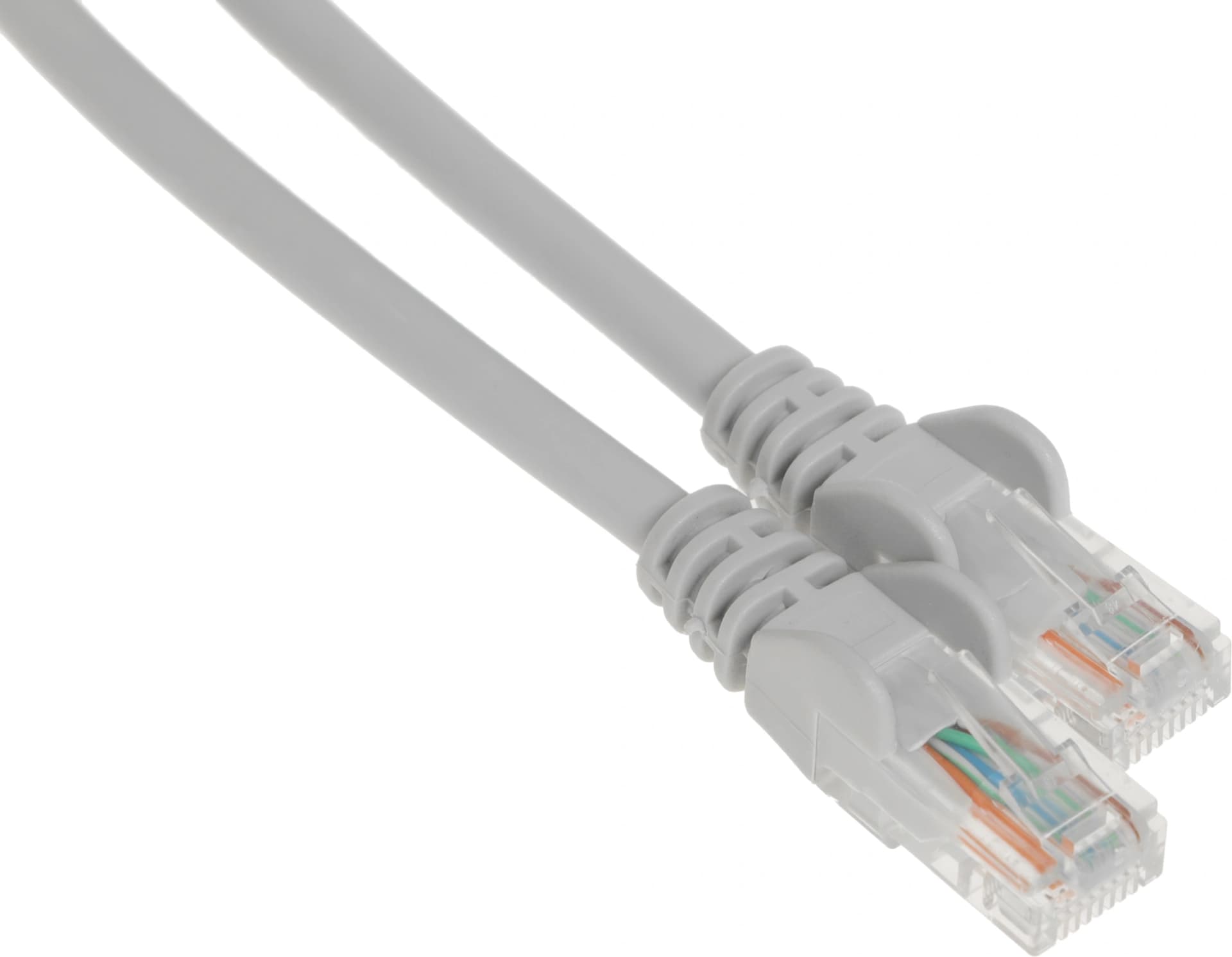 Патч-корд Lanmaster LAN-PC45/U5E-5.0-GY UTP RJ-45 вил.-вилка RJ-45 кат.5E 5м серый LSZH (уп.:1шт) - фото 4