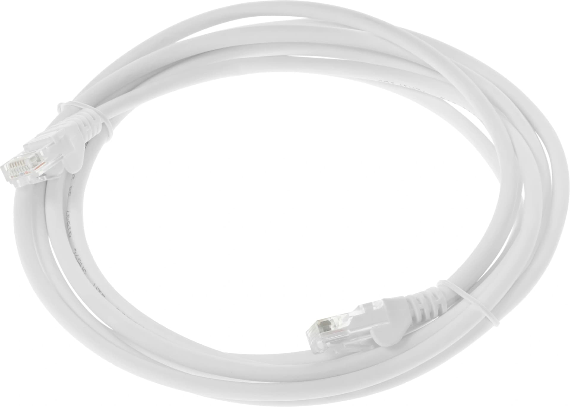 Патч-корд Lanmaster LAN-PC45/U5E-3.0-WH UTP RJ-45 вил.-вилка RJ-45 кат.5E 3м белый LSZH (уп.:1шт) - фото 4