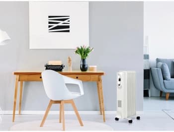 Радиатор масляный Ballu Comfort BOH/CM-05WDN 1000Вт белый/черный - фото 2