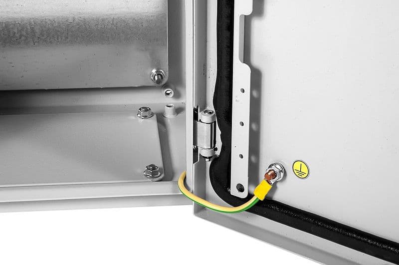 Шкаф электротехнический Elbox EMW-400.400.210-1-IP66 настенный 400мм 400мм 210мм несъемн.бок.пан. 50кг серый