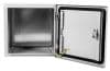Шкаф электротехнический Elbox EMW-400.400.210-1-IP66 настенный 400мм 210мм несъемн.бок.пан. 50кг серый - фото 3