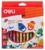 Масляная пастель Deli EC20120 Color Emotion шестигранные 24цв. картон.кор./европод. - фото 3