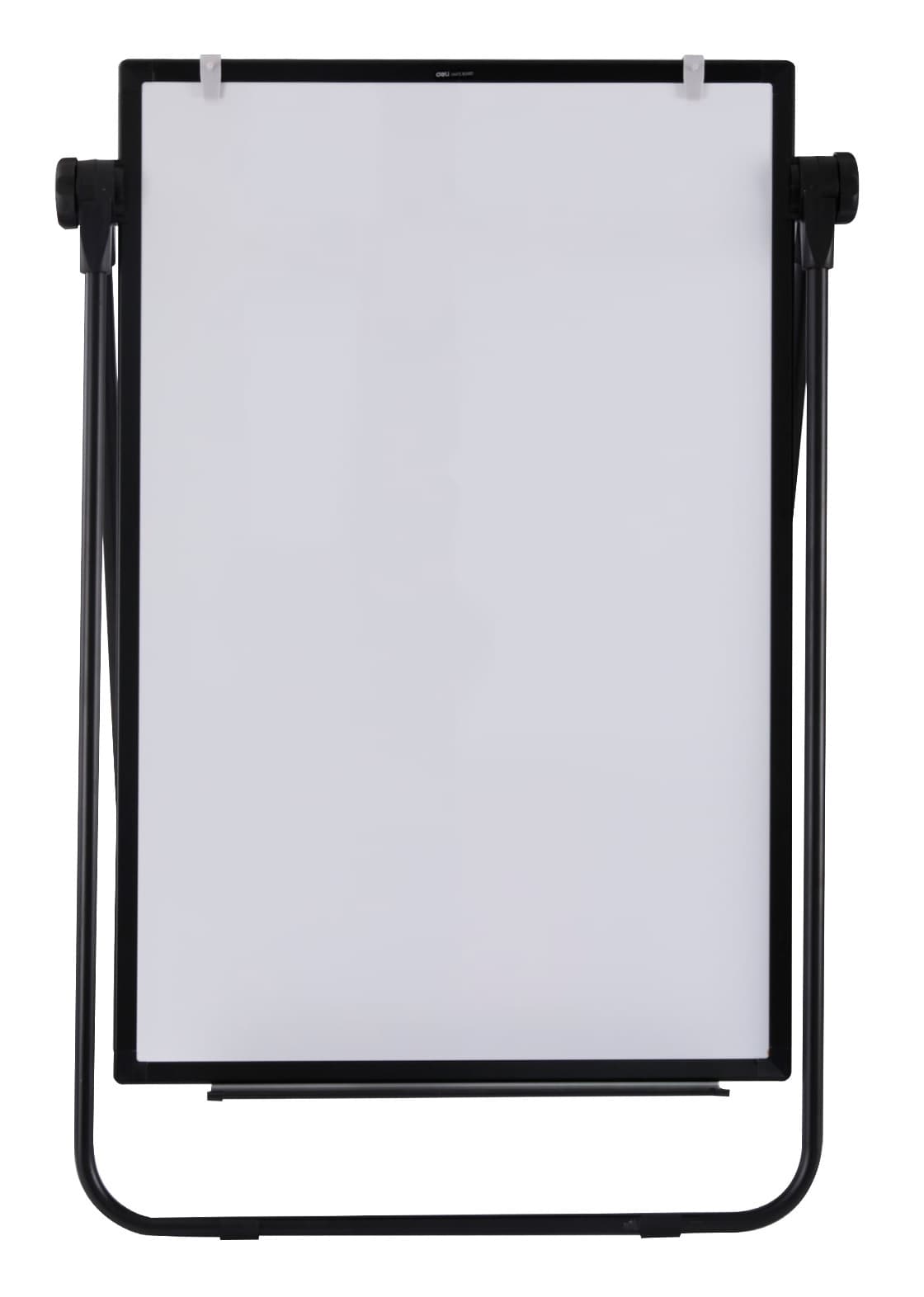 Флипчарт Deli E7886 магнитно-маркерная лак 60x90см на подставке белый с аксессуарами
