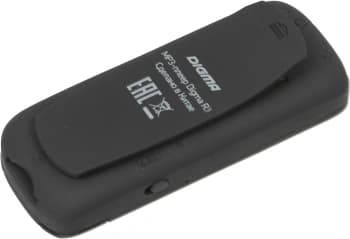Плеер Flash Digma R3 8Gb черный/0.8"/FM/microSDHC/clip - фото 2